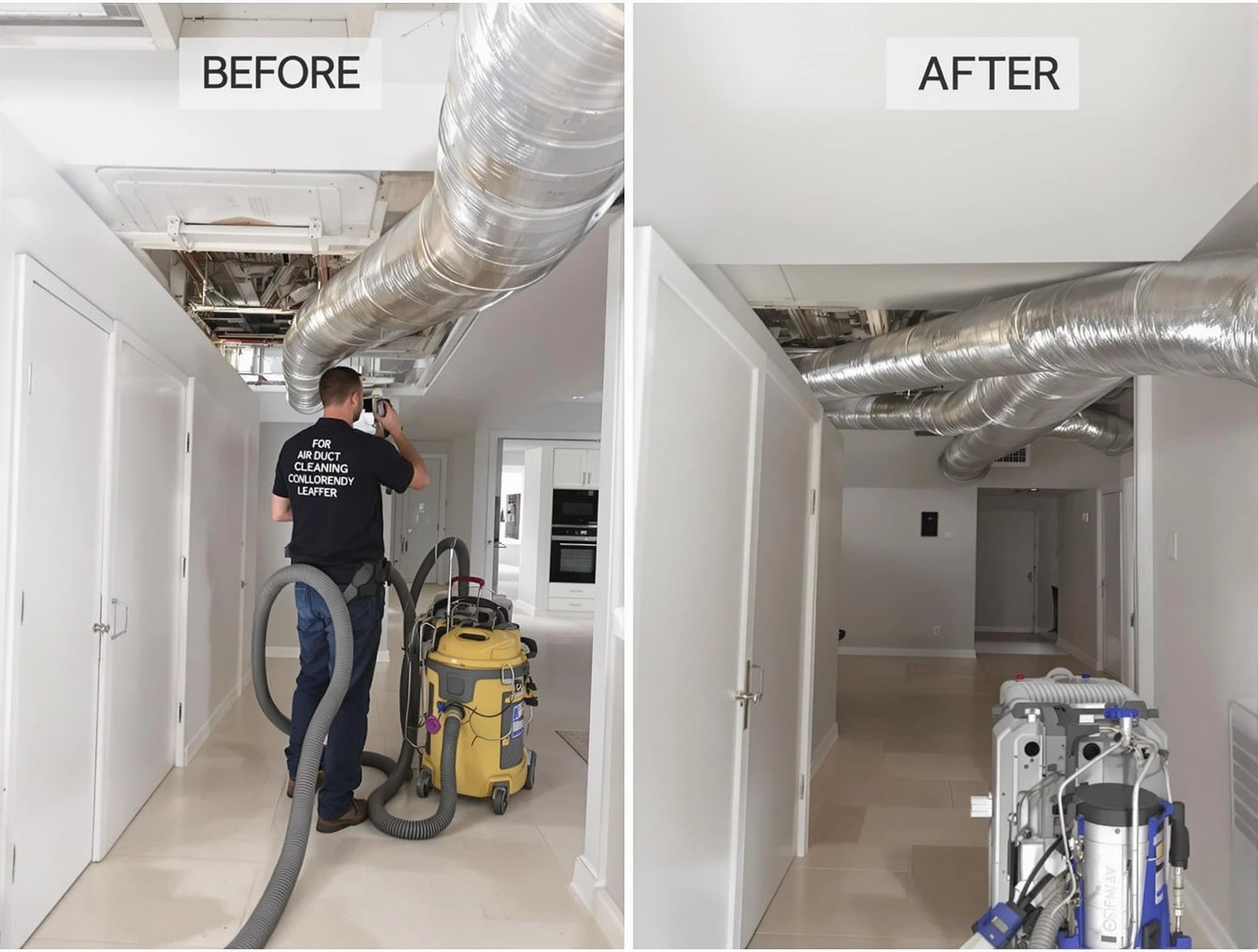 Mechanicsville Air Duct Cleaning professional performing thorough air duct cleaning in Mechanicsville