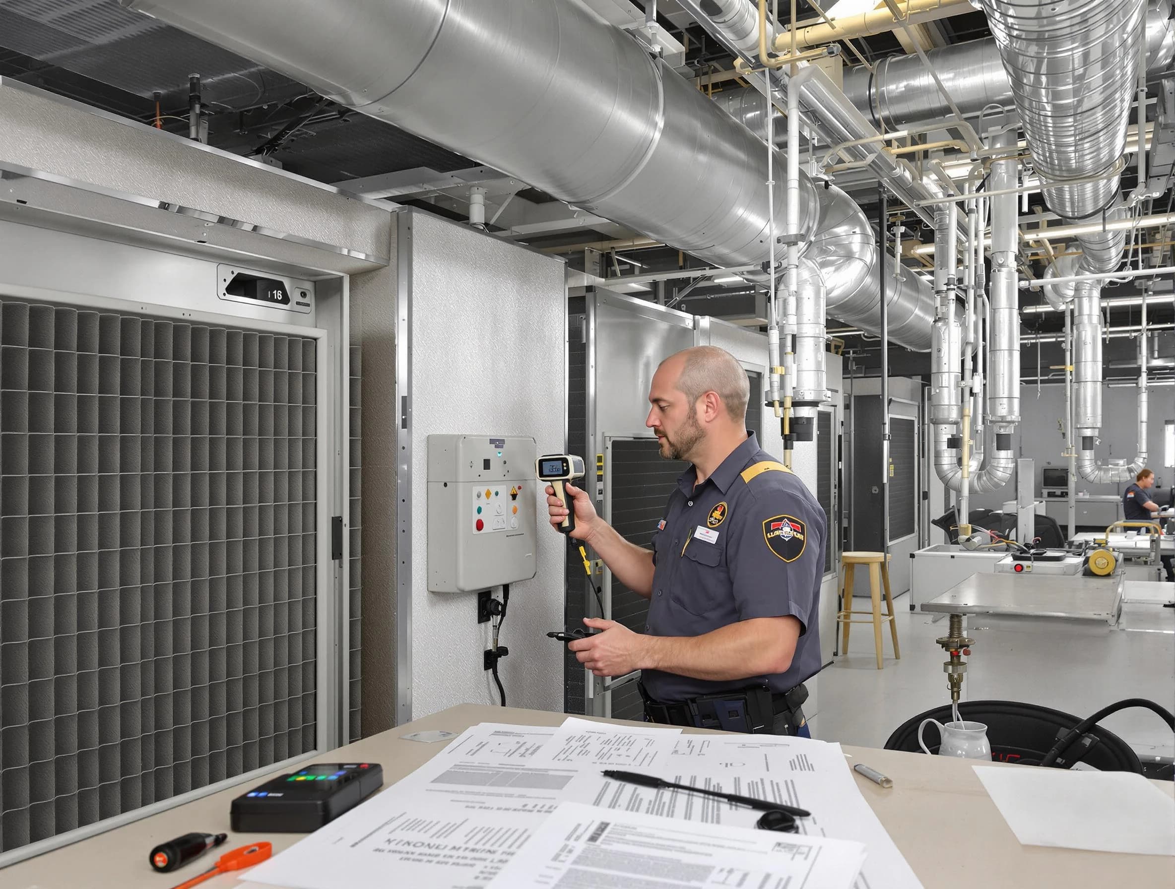 Professional filter system inspection by Mechanicsville Air Duct Cleaning in Mechanicsville