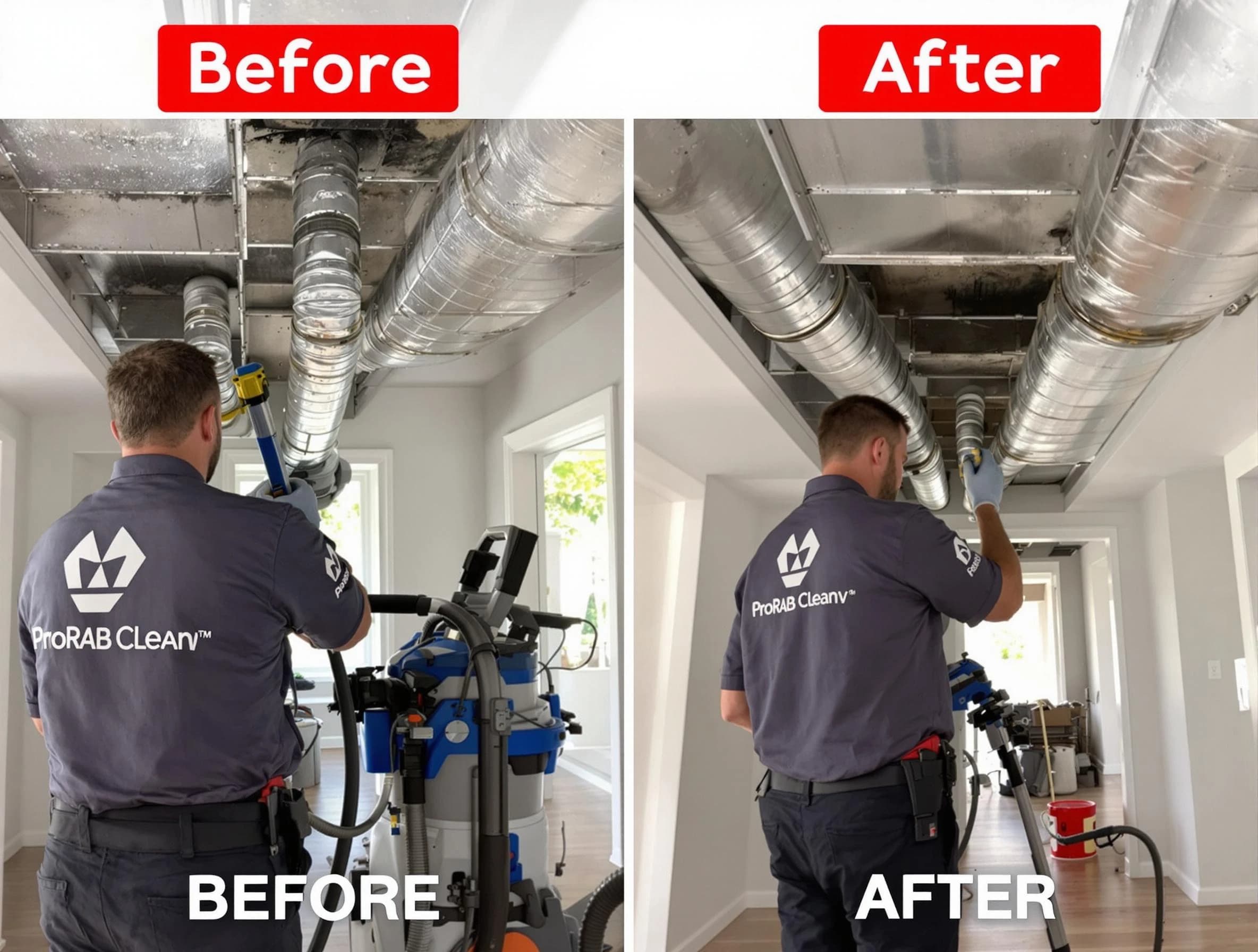 Mechanicsville Air Duct Cleaning expert performing thorough residential duct cleaning in a Mechanicsville home