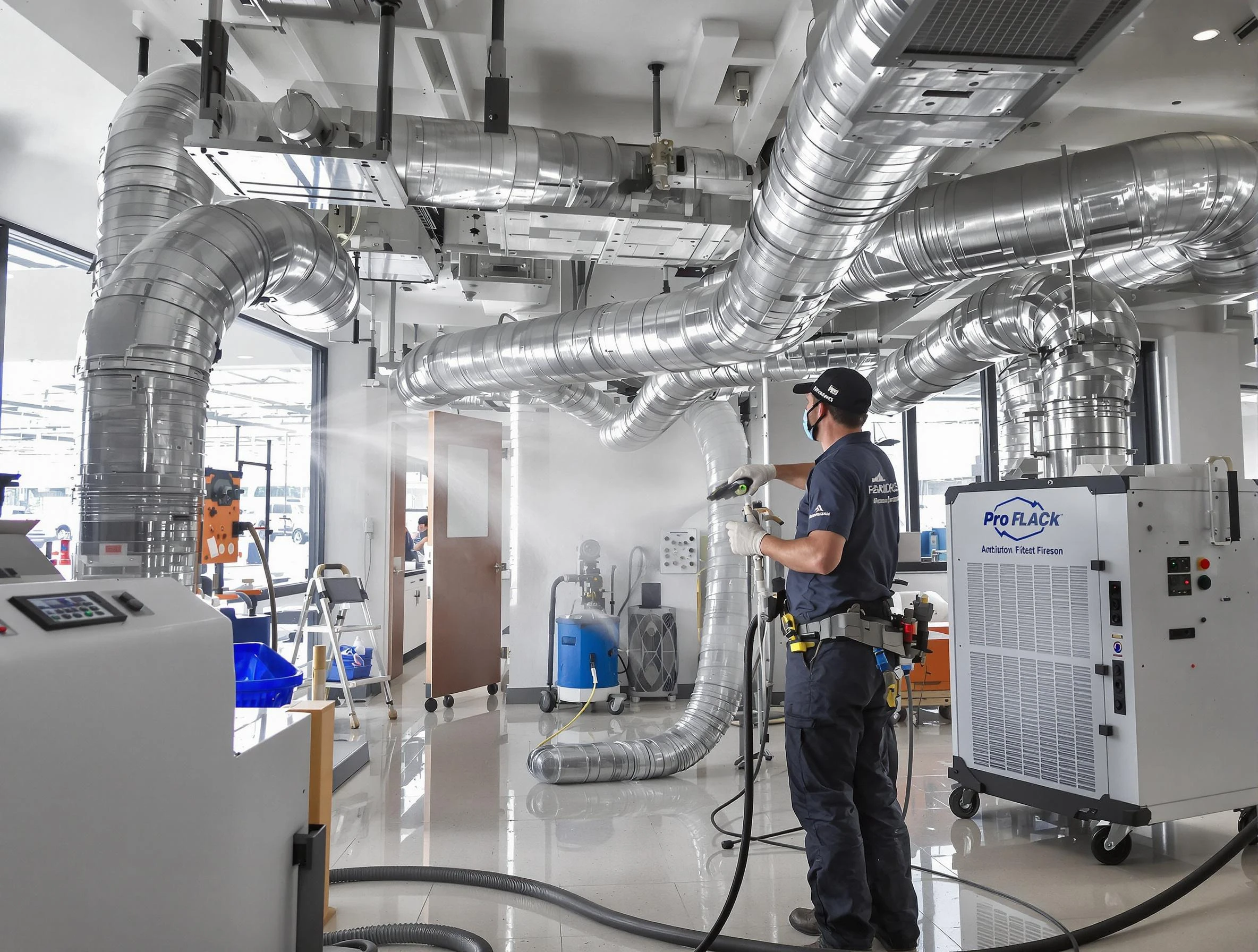 Negative Pressure Air Duct Cleaning in Mechanicsville