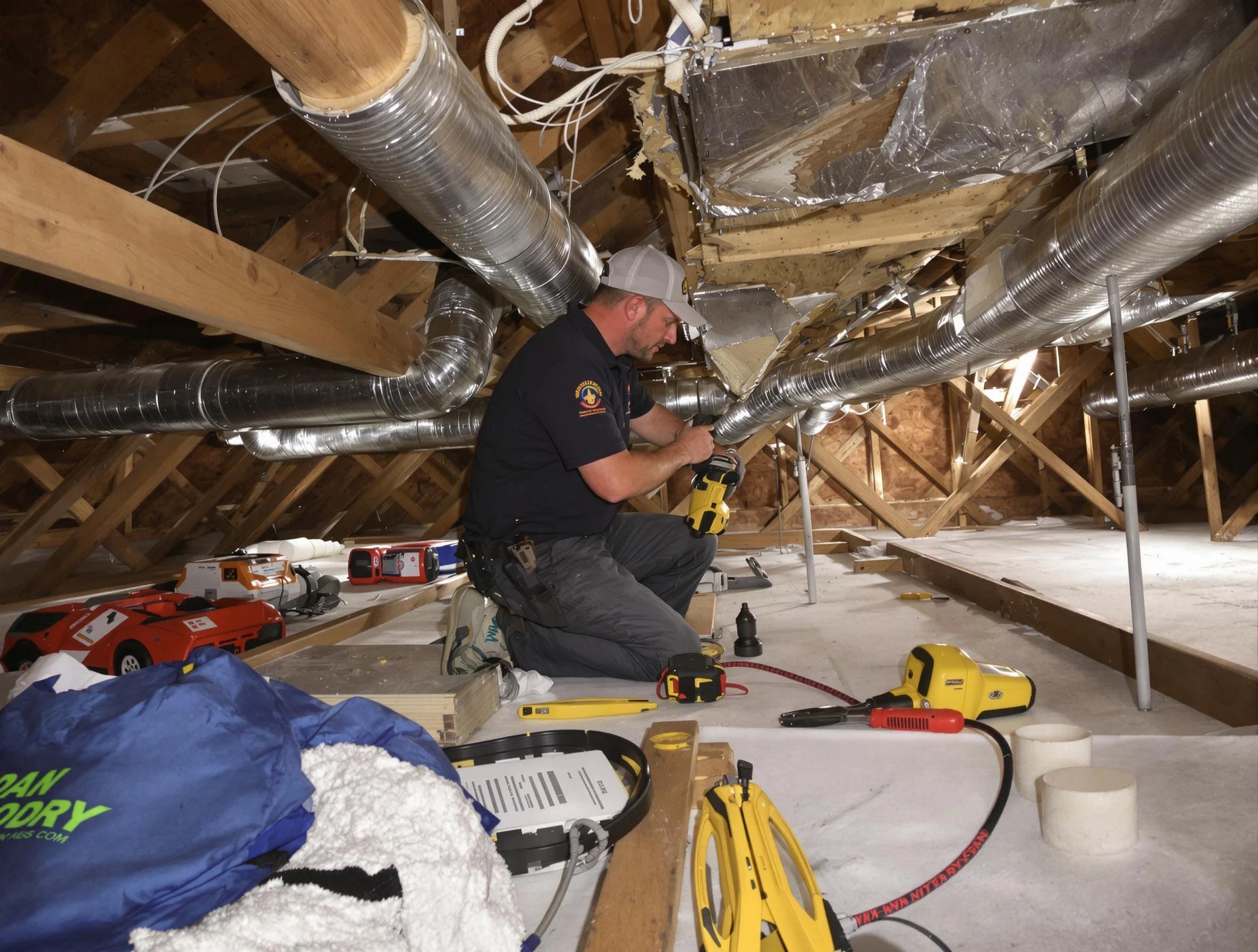 Professional air duct repair by Mechanicsville Air Duct Cleaning in Mechanicsville