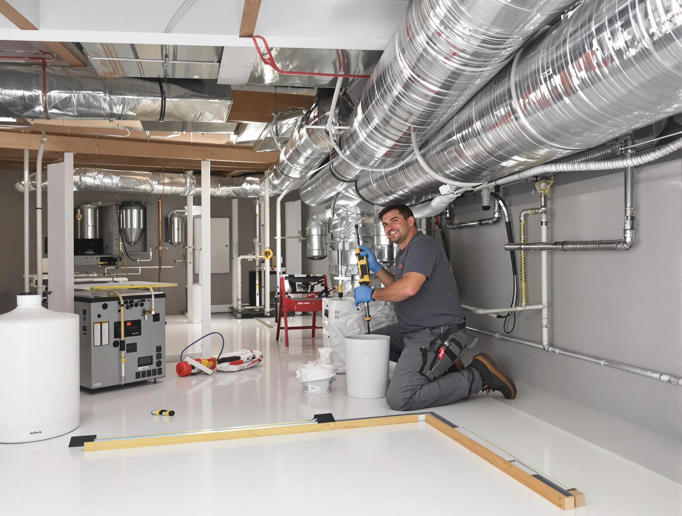 Professional duct sealing service by Mechanicsville Air Duct Cleaning in Mechanicsville