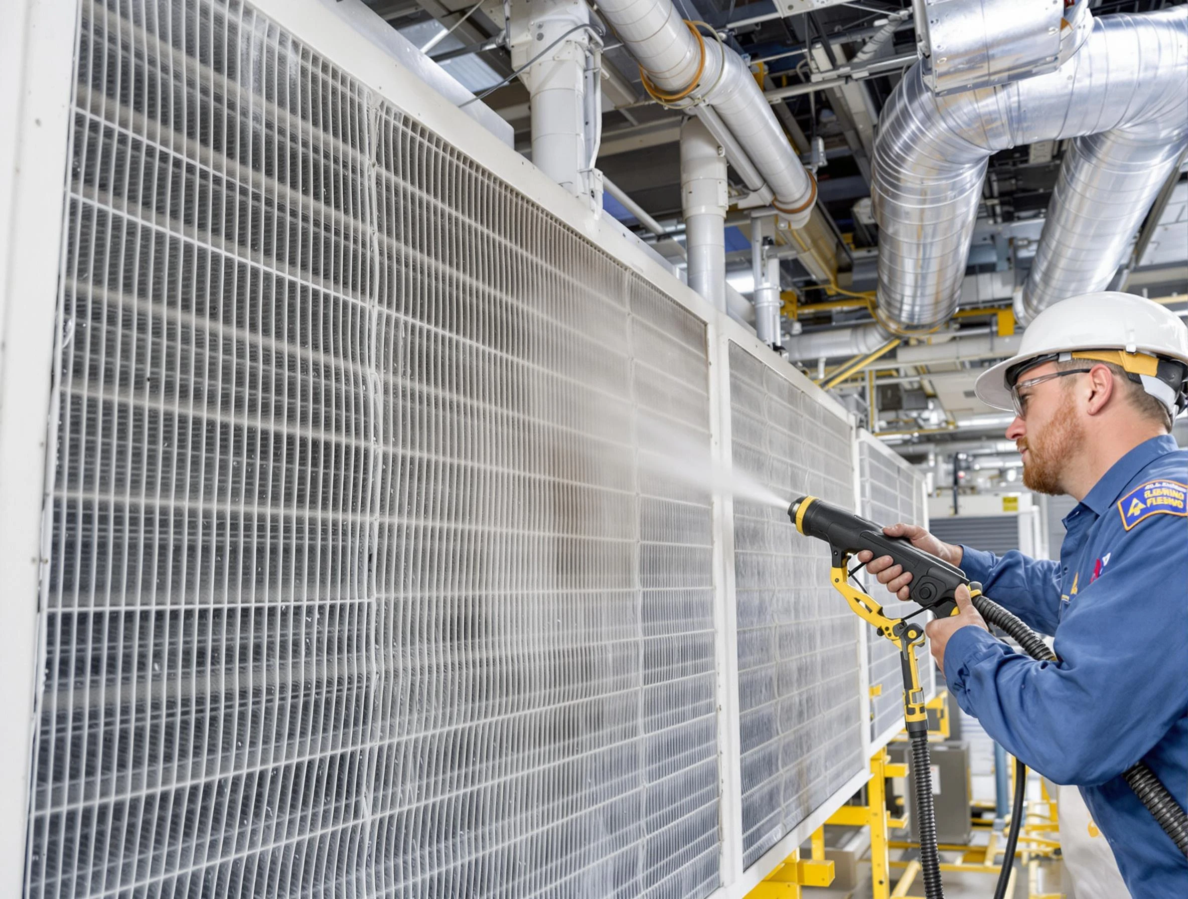 Professional commercial coil cleaning by Mechanicsville Air Duct Cleaning in Mechanicsville