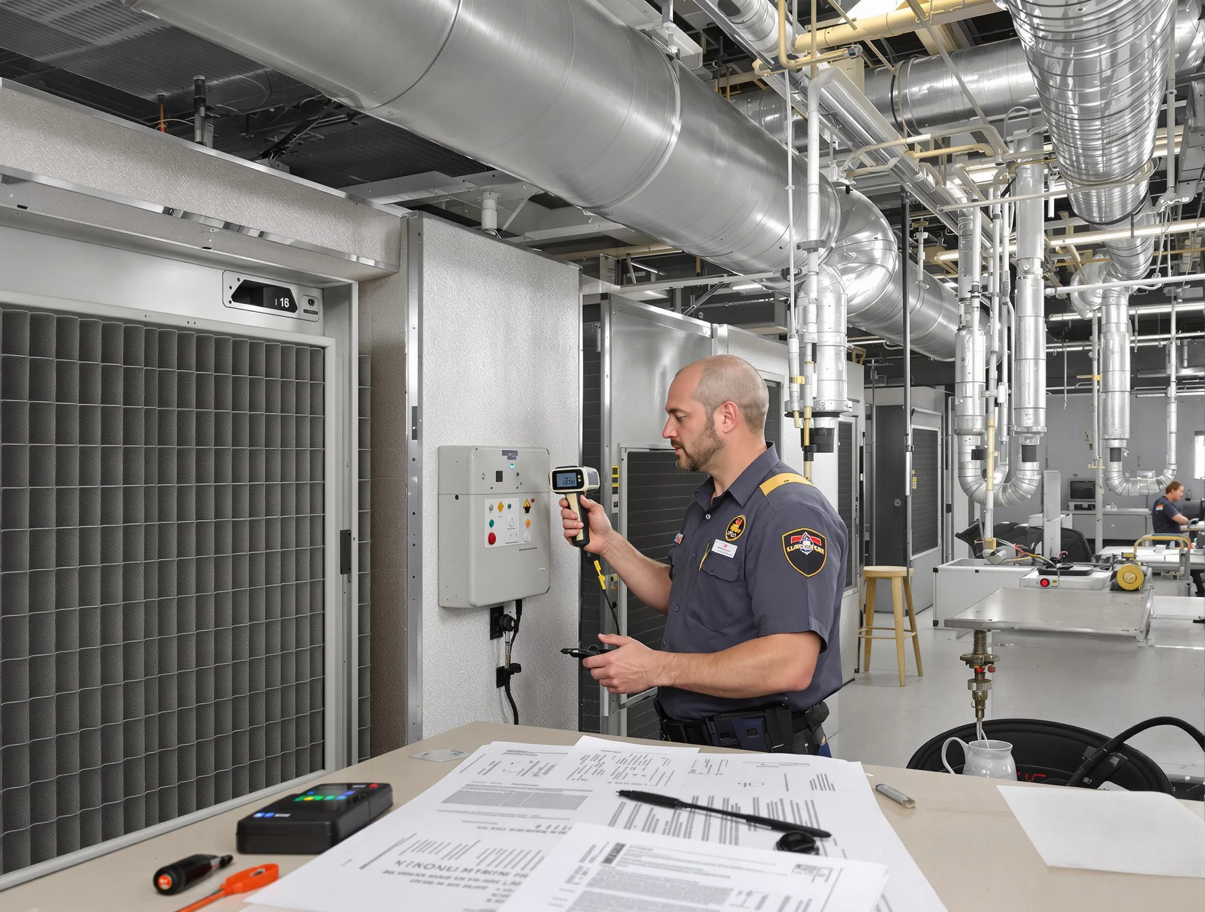 Professional filter system inspection by Mechanicsville Air Duct Cleaning in Mechanicsville